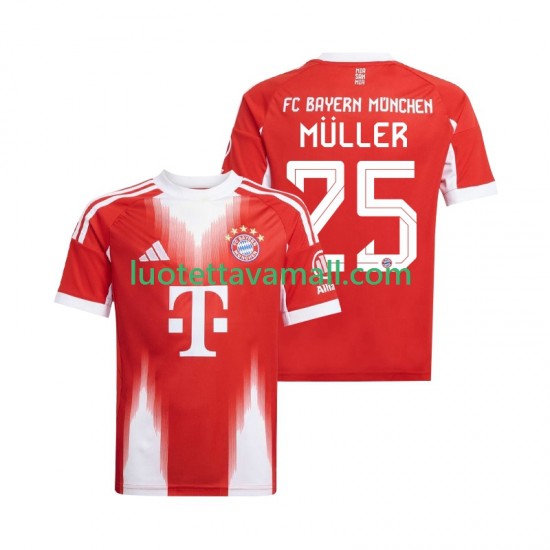 Miehet FC Bayern München Thomas Muller 25 2025-2026 Lyhythihainen Fanipaita ,Koti