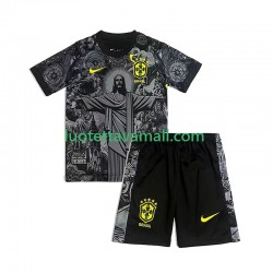 Lapset Brasilia Cheist the Redeemer Football Shirts 2024 Lyhythihainen ,Koti