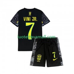 Lapset Brasilia Vinicius Junior 7 Cheist the Redeemer Football Shirts 2024 Lyhythihainen ,Koti