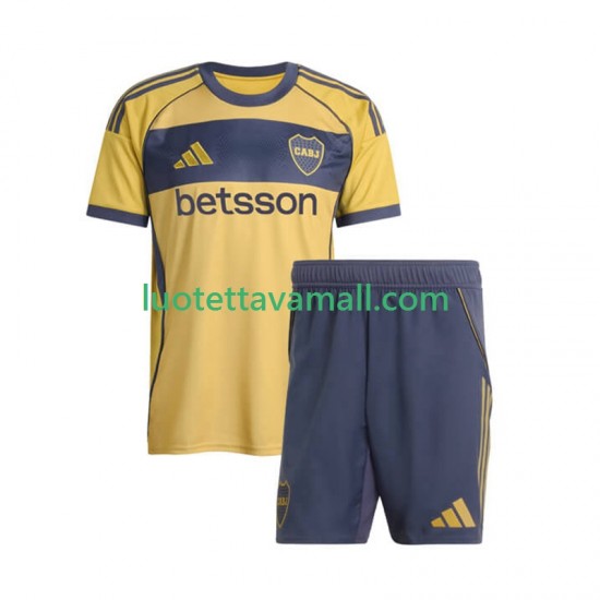 Lapset CA Boca Juniors 2025-2026 Lyhythihainen Fanipaita ,Vieras