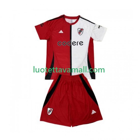 Lapset CA River Plate 2024-2025 Lyhythihainen Fanipaita ,Kolmas