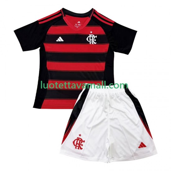 Lapset CR Flamengo 2025-2026 Lyhythihainen Fanipaita ,Koti