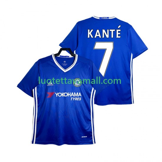 Miehet Chelsea KANTE 7 Retro 2016-2017 Lyhythihainen Fanipaita ,Koti