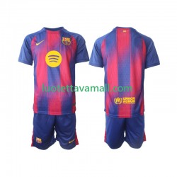Lapset FC Barcelona 2025-2026 Lyhythihainen Fanipaita ,Koti