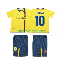 Lapset FC Barcelona Lionel Messi 10 Retro 2008 2009 Lyhythihainen Fanipaita ,Vieras