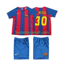 Lapset FC Barcelona Lionel Messi 10 Retro 2004 Lyhythihainen Fanipaita ,Koti