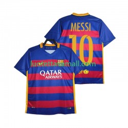 Miehet FC Barcelona Lionel Messi 10 Retro 2015-2016 Lyhythihainen Fanipaita ,Koti