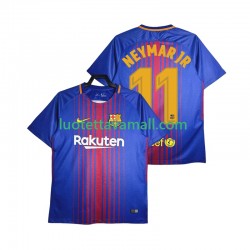 Miehet FC Barcelona Neymar JR 11 Retro 2017-2018 Lyhythihainen Fanipaita ,Koti