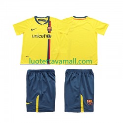 Lapset FC Barcelona Retro 2008 2009 Lyhythihainen Fanipaita ,Vieras