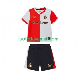 Lapset Feyenoord Rotterdam 2025-2026 Lyhythihainen Fanipaita ,Koti