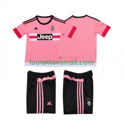 Lapset Juventus Retro 2015 2016 Lyhythihainen Fanipaita ,Vieras