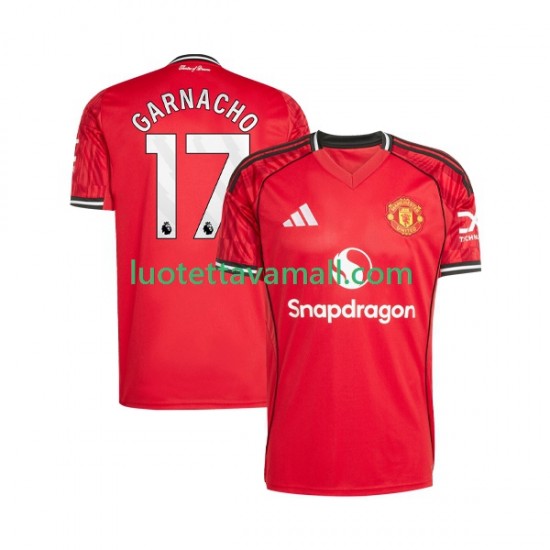 Miehet Manchester United Alejandro Garnacho 17 2025-2026 Lyhythihainen Fanipaita ,Koti