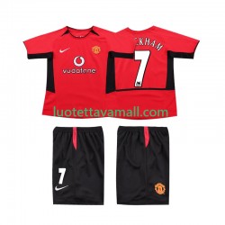 Lapset Manchester United BECKHAM 7 Retro 2002 2004 Lyhythihainen Fanipaita ,Koti