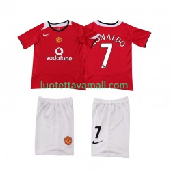 Lapset Manchester United Cristiano Ronaldo 7 Retro 2004 2006 Lyhythihainen Fanipaita ,Koti