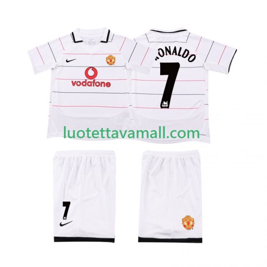 Lapset Manchester United Retro Cristiano Ronaldo 7 2003 2005 Lyhythihainen Fanipaita ,Koti
