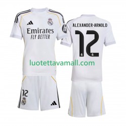 Lapset Real Madrid Alexander-Arnold 12 2025-2026 Lyhythihainen Fanipaita ,Koti