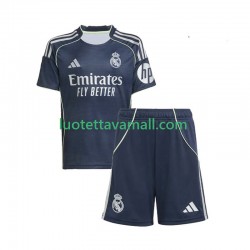 Lapset Real Madrid 2025-2026 Lyhythihainen Fanipaita ,Vieras