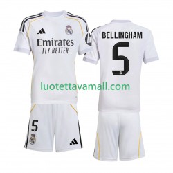 Lapset Real Madrid Jude Bellingham 5 2025-2026 Lyhythihainen Fanipaita ,Koti