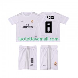 Lapset Real Madrid KROOS 8 Retro 2015 2016 Lyhythihainen Fanipaita ,Koti
