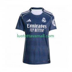 Naiset Real Madrid 2025-2026 Lyhythihainen Fanipaita ,Vieras
