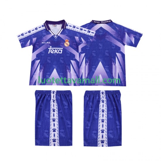 Lapset Real Madrid Retro 1996-1997 Lyhythihainen Fanipaita ,Vieras