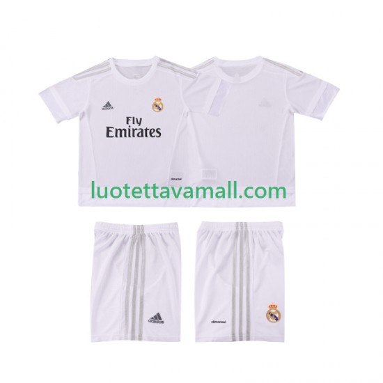 Lapset Real Madrid Retro 2015 2016 Lyhythihainen Fanipaita ,Koti
