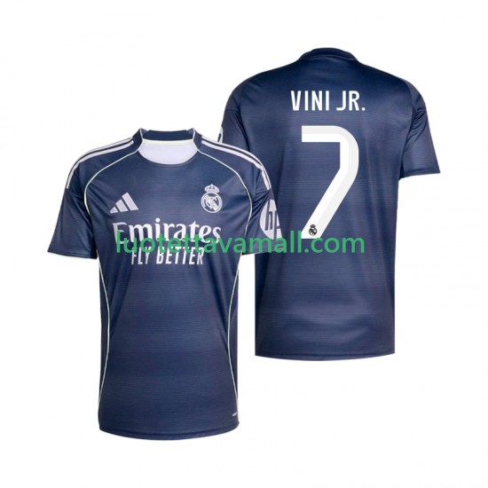 Miehet Real Madrid Vinicius Junior 7 2025-2026 Lyhythihainen Fanipaita ,Vieras