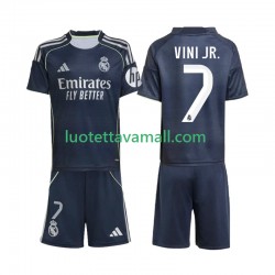 Lapset Real Madrid Vinicius Junior 7 2025-2026 Lyhythihainen Fanipaita ,Vieras