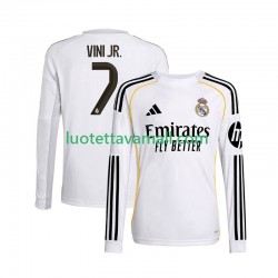 Miehet Real Madrid Vinicius Junior 7 2025-2026 Pitkähihainen Fanipaita ,Koti