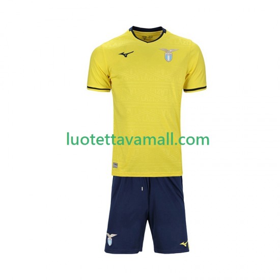 Lapset SS Lazio 2024-2025 Lyhythihainen Fanipaita ,Vieras