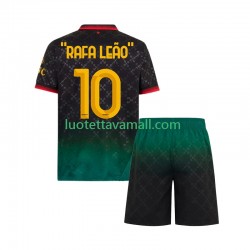 Lapset AC Milan RAFA LEAO 10 2024-2025 Lyhythihainen Fanipaita ,Neljäs