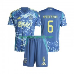 Lapset AFC Ajax Henderson 6 2024-2025 Lyhythihainen Fanipaita ,Vieras