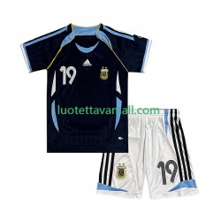 Lapset Argentiina Lionel Messi 19 Retro 2006 Lyhythihainen Fanipaita ,Vieras