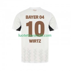 Miehet Bayer 04 Leverkusen Florian Wirtz 10 2024-2025 Lyhythihainen Fanipaita ,Vieras