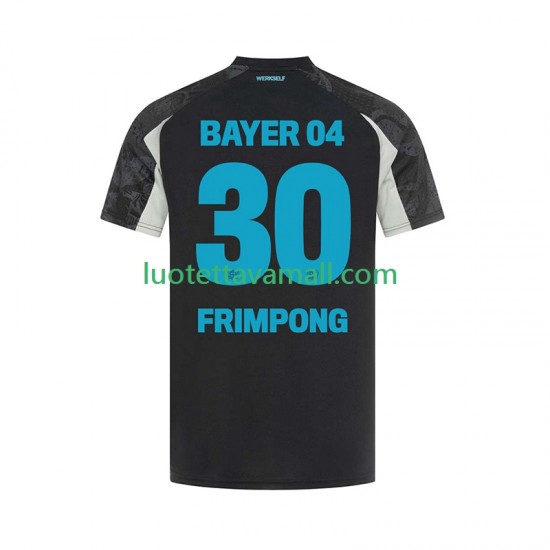 Miehet Bayer 04 Leverkusen Frimpong 30 2024-2025 Lyhythihainen Fanipaita ,Kolmas