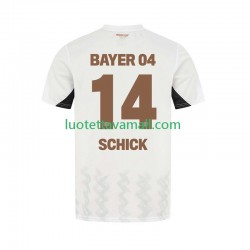 Miehet Bayer 04 Leverkusen Patrik Schick 14 2024-2025 Lyhythihainen Fanipaita ,Vieras