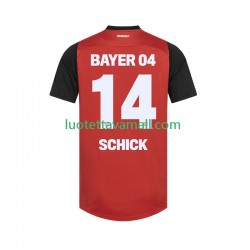 Miehet Bayer 04 Leverkusen Patrik Schick 14 2024-2025 Lyhythihainen Fanipaita ,Koti
