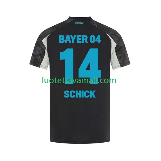 Miehet Bayer 04 Leverkusen Patrik Schick 14 2024-2025 Lyhythihainen Fanipaita ,Kolmas