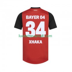 Miehet Bayer 04 Leverkusen XHAKA 34 2024-2025 Lyhythihainen Fanipaita ,Koti