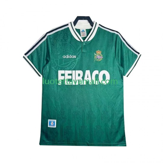 Miehet Deportivo de La Coruna Retro 1999 Lyhythihainen Fanipaita ,Vieras