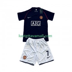 Lapset Manchester United Cristiano Ronaldo 7 Retro 2007-2008 Lyhythihainen Fanipaita ,Vieras