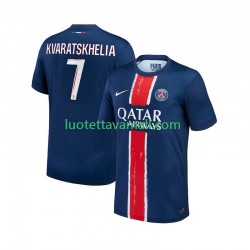 Miehet Paris Saint-Germain Khvicha Kvaratskhelia 7 2024-2025 Lyhythihainen Fanipaita ,Koti
