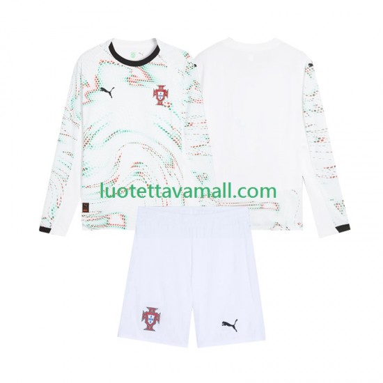 Lapset Portugali 2025 Pitkähihainen Fanipaita ,Vieras