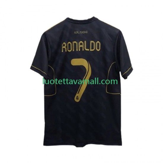 Miehet Real Madrid Cristiano Ronaldo 7 2011-2012 Lyhythihainen Fanipaita ,Vieras