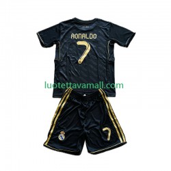 Lapset Real Madrid Cristiano Ronaldo 7 Retro 2011-2012 Lyhythihainen Fanipaita ,Vieras