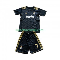 Lapset Real Madrid Cristiano Ronaldo 7 Retro 2011-2012 Lyhythihainen Fanipaita ,Vieras