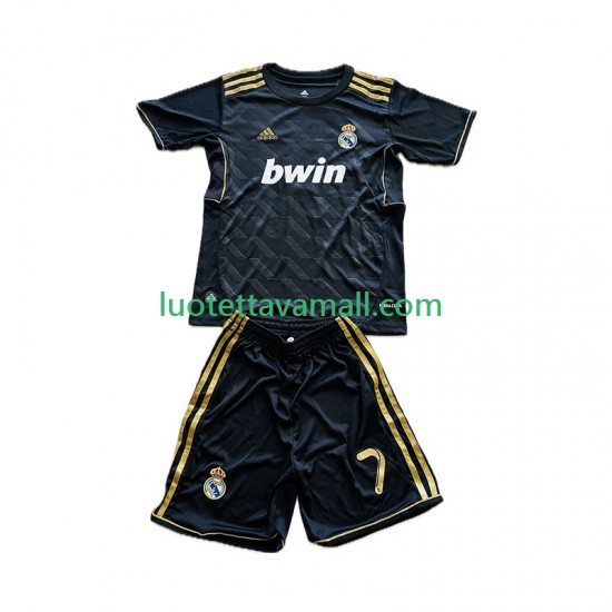 Lapset Real Madrid Cristiano Ronaldo 7 Retro 2011-2012 Lyhythihainen Fanipaita ,Vieras
