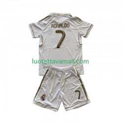 Lapset Real Madrid Cristiano Ronaldo 7 Retro 2011-2012 Lyhythihainen Fanipaita ,Koti