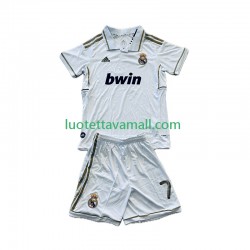 Lapset Real Madrid Cristiano Ronaldo 7 Retro 2011-2012 Lyhythihainen Fanipaita ,Koti