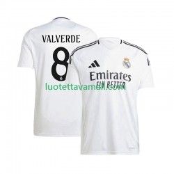 Miehet Real Madrid Federico Valverde 8 2024-2025 Lyhythihainen Fanipaita ,Koti